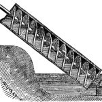 Archimedes screw cut-away diagram.