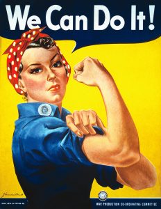 Rosie the Riviter, international women's day
