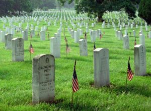 Awe inspiring view of Arlington National Cemetery 