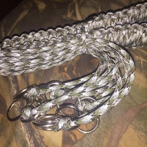 a duck lanyard made using 550 chord and instead of rope