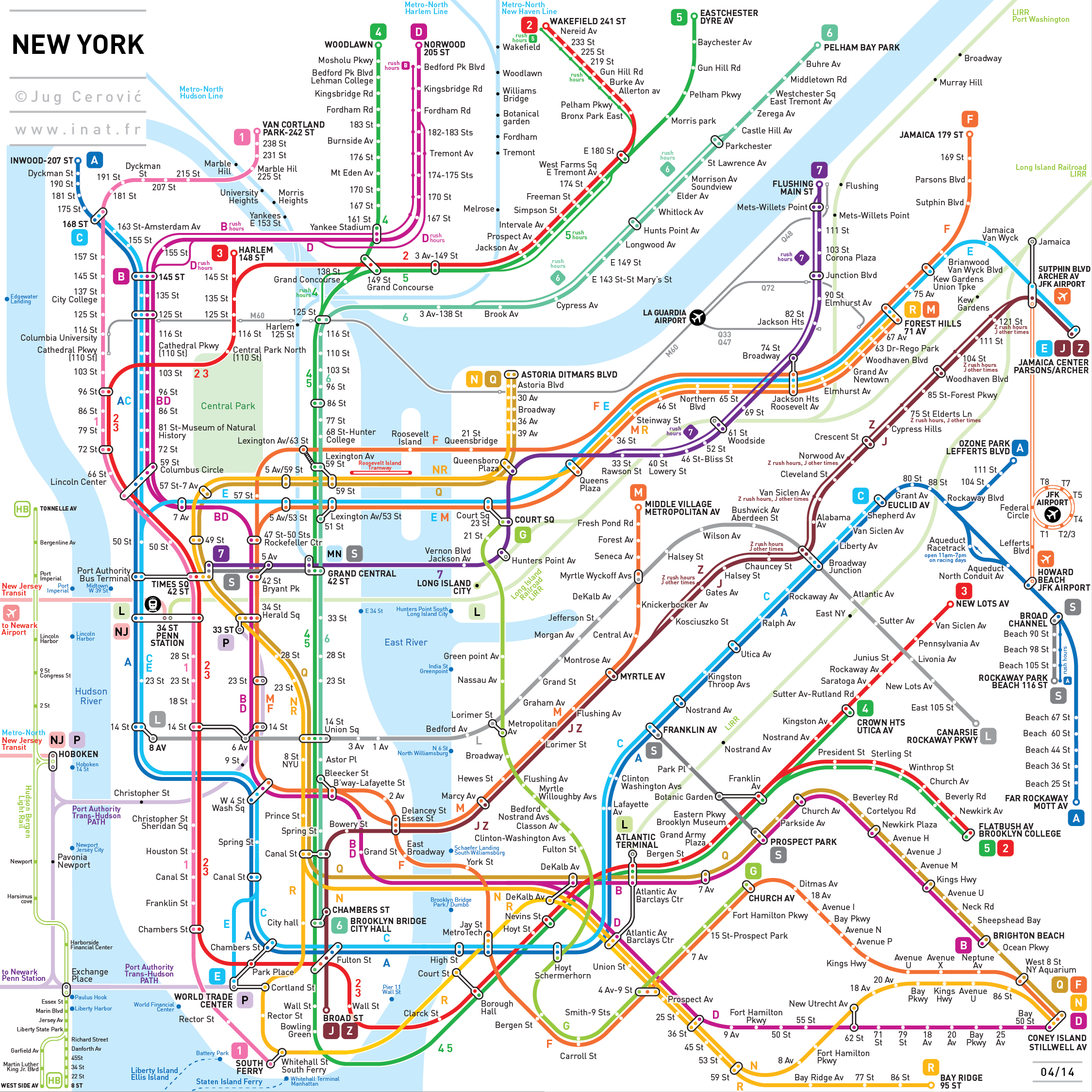 Map Of New York Transit System - United States Map