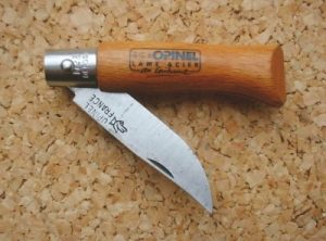 Opinel brand knife for camping