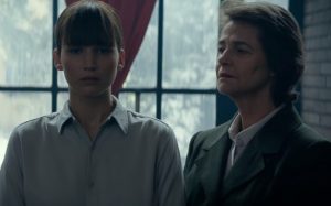Red Sparrow actresses Jennifer Lawrence and Charlotte Rampling