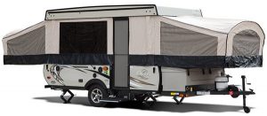 pic of a pop-up camper for camping