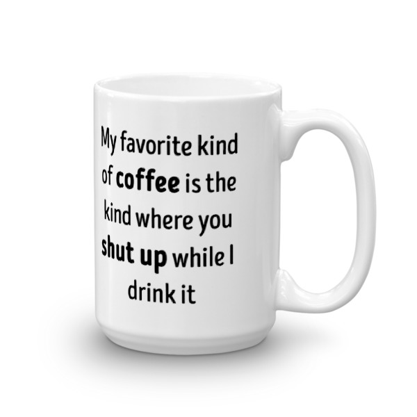 Shut Up While I Drink My Coffee Mug » M.I.N.G