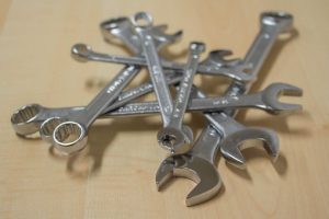 Picture of box end wrenches for automotive use